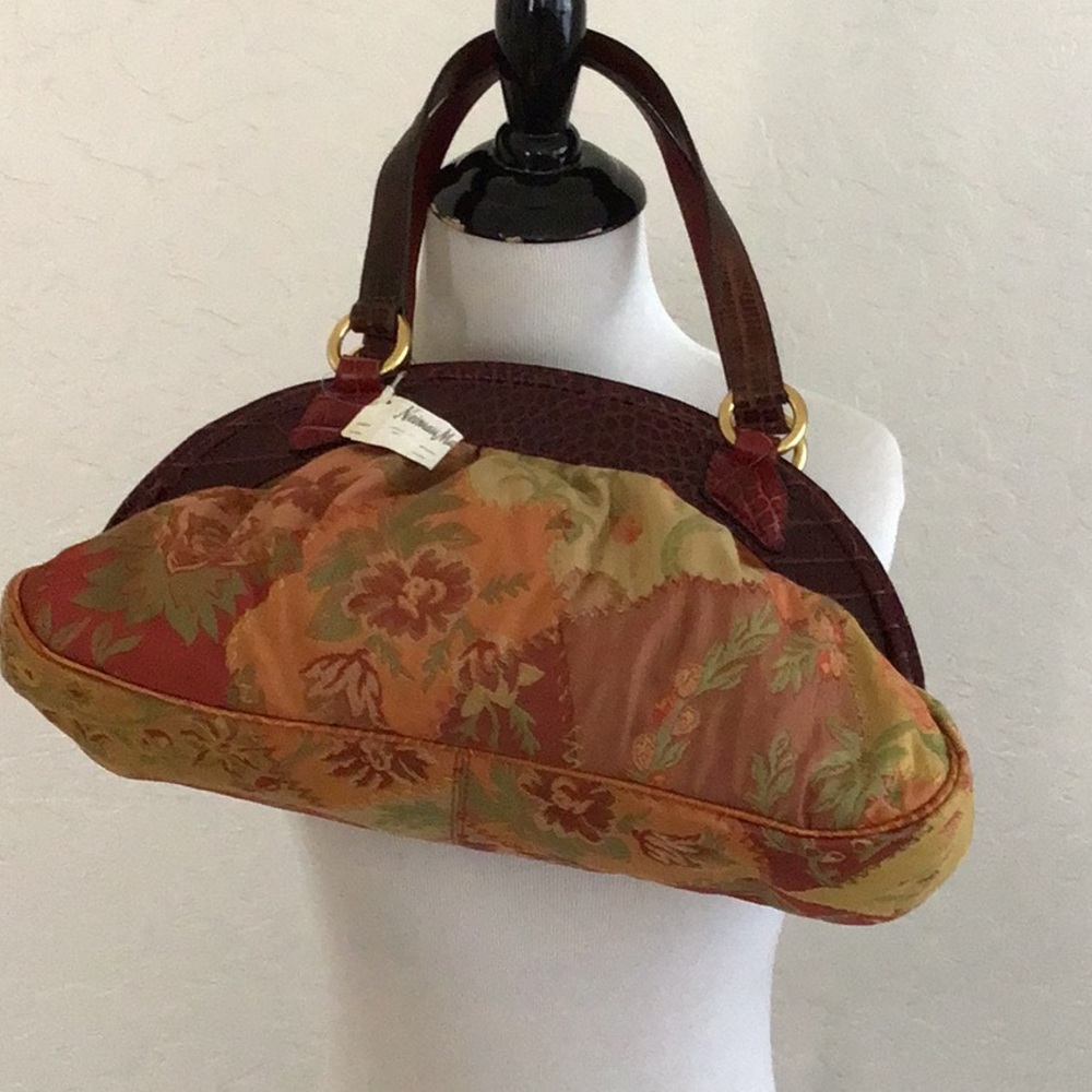 NWT Etro Milano tapestry handbag with leather trim with dust bag